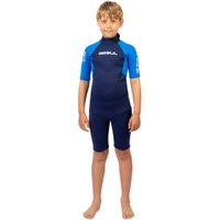 Junior G-Force Natur 3/2mm Rückenreißverschluss Shorty Neoprenanzug